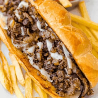 12"Philly Cheese steak w/ Side