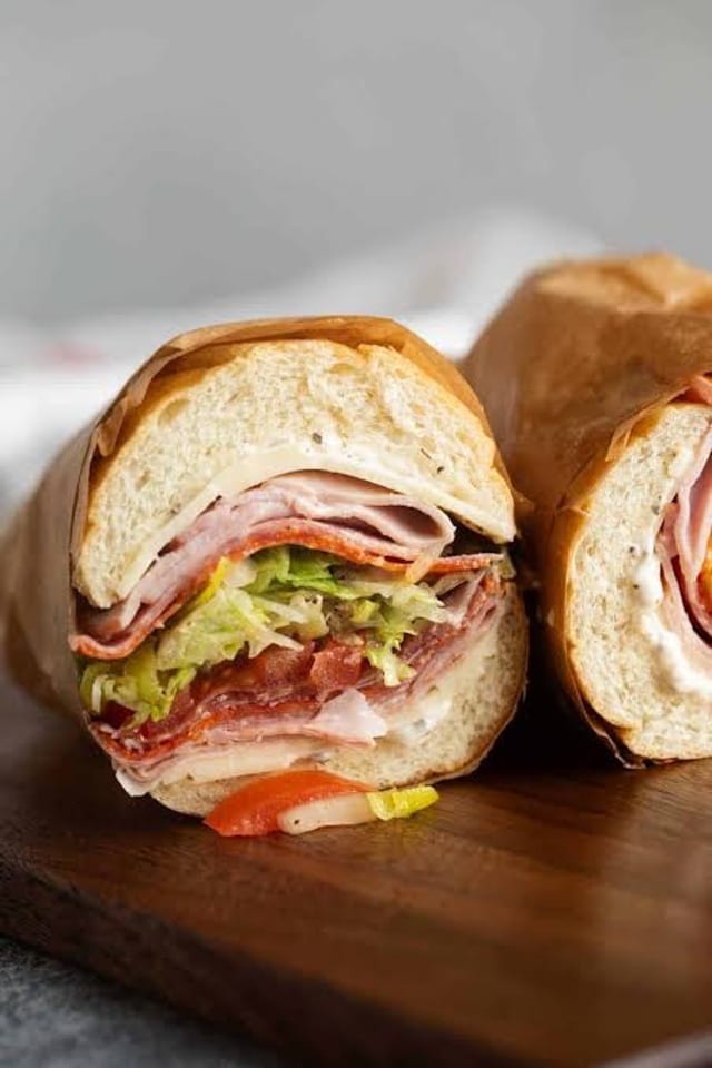 12"Italian Sub w Cold Side.